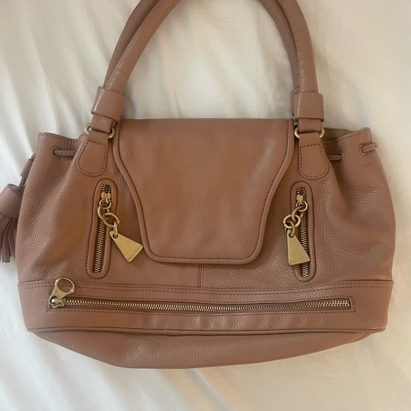 See By Chloe Tan Shoulder Bag with Gold Hardware - Picture 2 of 8